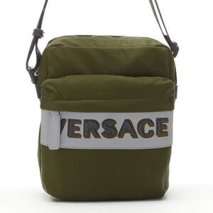 Versace Logo Nylon Crossbody Bag